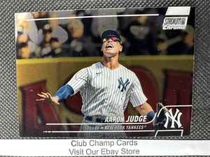 2022 #161 Aaron Judge Topps Stadium Club Chrome Baseball New York Yankees - Picture 1 of 2