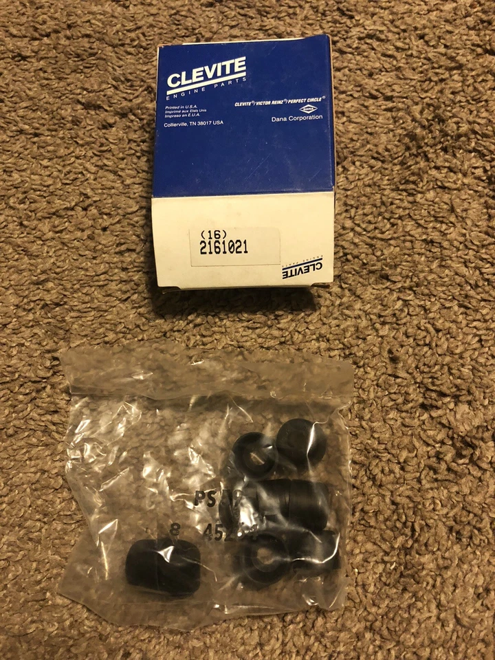 (8) Clevite 2161021 Engine Valve Stem Oil Seal Box of 8 Pieces 216-1021 - Image 1 of 1
