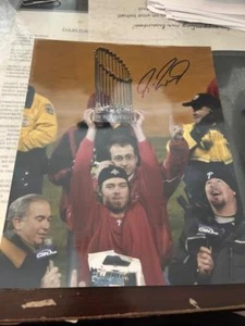 Jayson Werth Philadelphia Phillies Signed 8x10 World Series Photo COA 3 - Picture 1 of 1