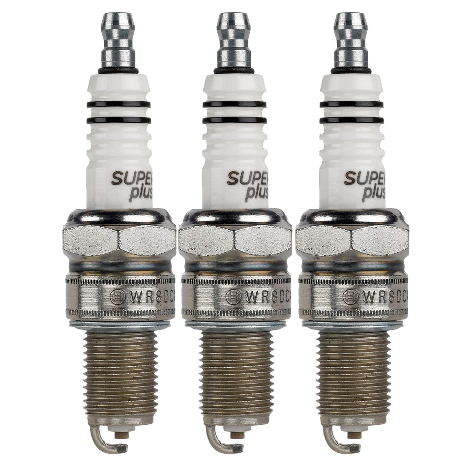 Conjunto de vela de ignição de níquel Bosch (3 peças) para Subaru Justy 1.2 L3 1987-1995 - Imagem 1 de 1