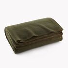 Blanket Best for Military Use Warm Wool Fire Retardant Olive Green 66 x 90 Inch