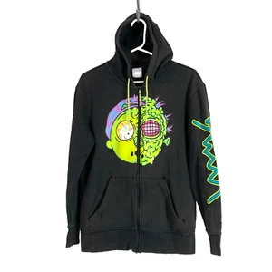 Felpa con cappuccio Puma x Rick & Morty nera full zip giacca grande nuoto adulto - Foto 1 di 12