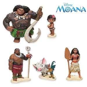 6x Moana PVC Action Figures Cake Topper Decor Figurines Kids Childs Play Set Toy - Picture 1 of 3