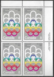 Canadá #623 URpb "SÍMBOLO OLÍMPICO COJO" Nuevo 1973 Original Goma (A) - Imagen 1 de 2