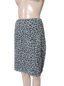 CAbi Damen Animal Print braun Rock Bleistift knielang gerade Größe 0 - Bild 1 von 11