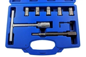7pc Diesel Engine Injector Seat Cutter Cleaner Carbon remover cutting tool US Pr - Picture 1 of 3