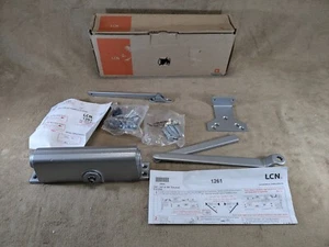 LCN 1261 Door Closer Rw/PA Interior/Exterior Aluminum Finish New Open Box - Picture 1 of 22