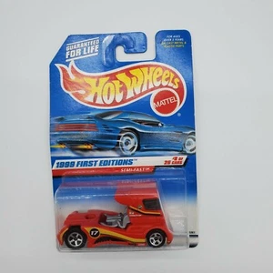 Hot Wheels 1999 First Editions Semi-Fast #914 Black And Red 5sp 8 Of 26  - Picture 1 of 3