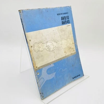 Volvo Transmisión Automática Awb 30 AWB31 40 Manual de Taller Reparación 1997 - Imagen 1 de 4