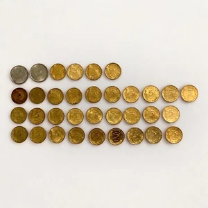 Lotto 34 Monete da 5 Centesimi Francia, Serie 1962- 1997 - Imagen 1 de 8