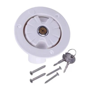 Car Fresh Water Lock Inlet Hatch Filler Cap Tank For Caravan Motorhome RV Camper - Foto 1 di 7