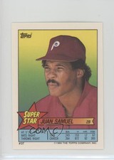 1989 Topps Super Star Sticker Back Cards Juan Samuel Bill Doran Jim Rice HOF