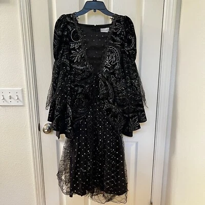 Disfraz de Princesa Malvada Wishcraft Manga Campana Terciopelo Bruja Reina Malvada Niñas Talla 8 Foto 1 de 4