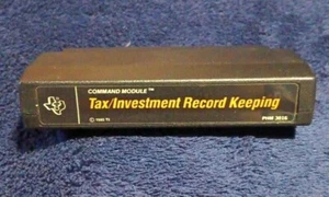 Texas Instruments TI-99/4a registro de impuestos/inversiones probado  - Imagen 1 de 3