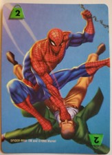 WEB SLINGING FUN! MARVEL OVERPOWER CCG STR 2 SPIDER-MAN! UNPLAYED GEM PSA READY!