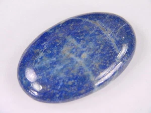 BUTW Afghanistan Natural Lapis Lazuli Palm Worry Healing Stone Lapidary 7772K - Picture 1 of 3