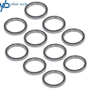 10Pcs 6810-2RS Deep Groove Ball Bearing 50mm Inner Dia 65mm OD 7mm Bore Sealed - Picture 1 of 12