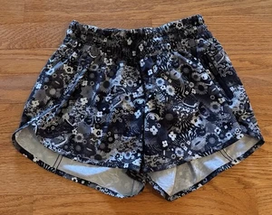 Lululemon Womens Tracker Short Seawheeze Counter Culture Black White 6 - Picture 1 of 5