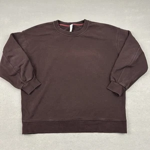 Lululemon Sweatshirt Damen 8 Burgund Rundhals Pullover Sweater Athleisure * - Bild 1 von 9