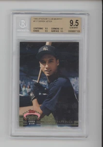 1993 Stadium Club DEREK JETER RC MURPHY BGS 9.5 GEM MINT Rookie #117 TRUE GEM - Picture 1 of 1