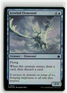 Icewind Elemental FOIL Foundations MTG NM - Picture 1 of 2
