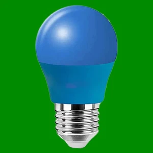 10x Bombilla De Luz Redonda G45 LED Azul De 4W Para Fiesta ES E27 Rosca Edison - Imagen 1 de 3