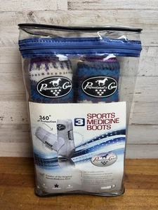 NEW Professional Choice Sports Medicine Horse Boots SMB 3 Size Medium Blue - Picture 1 of 3