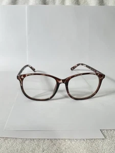 WL8121 Brown And Clear Eyeglasses Tortoise Full Rim 56-17-140 C3 Y279A - Picture 1 of 13