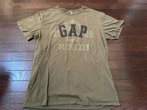 Men's Short Sleeve T-Shirt Crew Neck Gap M Army Green - Picture 1 of 2