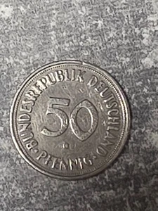 bank deutscher länder 50 pfennig 1950 g - Bild 1 von 2