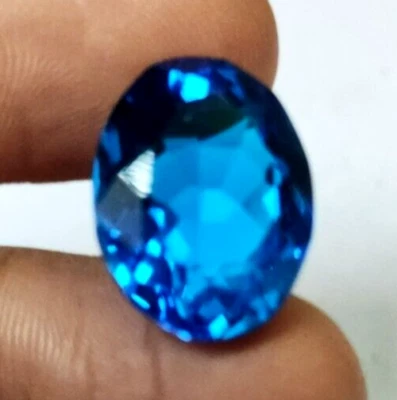 Excellent 42.90 CT Blue Sapphire Oval Cut Loose Gemstone for Ring & Pendant - Image 1 of 4