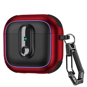 Secure Lock Full Body Shockproof Case with keychain For Airpods 4/3/2/1 Pro 1/2 - Picture 1 of 22