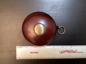 Vintage 1996 The Bombay Company Wood & Brass 3-1/2" Yo-Yo with box - Picture 1 of 10