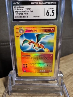 Pokemon Charizard / Glurak Holo Expedition 6/165 CGC6.5 Not PSA - Bild 1 von 3