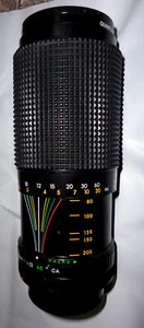 SEARS AUTO ZOOM LENS MULTI-COATED 80-200mm F/4 For CANON FD MOUNT f/1:4.0 - Picture 1 of 6