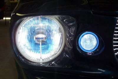 White Halo Fog Lamps Light Kit for Ford Mustang Eleanor Shelby GT-500 Fastback - Image 1 of 4