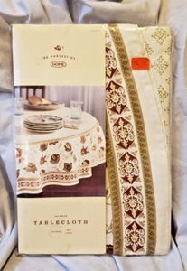 2003 The Harvest Of Home - from Target - Jacobean Pattern - Round Tablecloth 70" - Picture 1 of 6