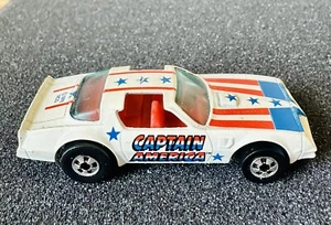 Hot Wheels Blackwall 1978 Captain America Hot Bird The Heroes Red Interior - Picture 1 of 8