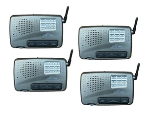 Calford 9 Channel Home Office Wireless Intercom System Charcoal 4-station - Picture 1 of 11