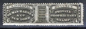 US Revenue Medicine Stamps RS26a FVF sound, Demas Barnes & Co. ZAYIX 0924MAR149 - Picture 1 of 3