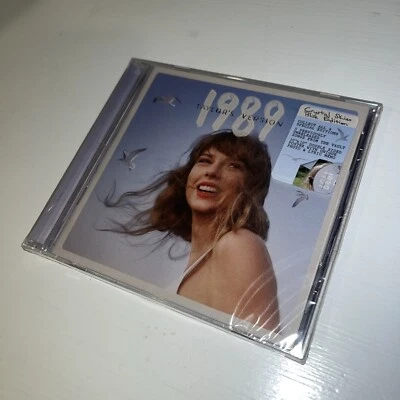 Taylor Swift : 1989 Taylor's Version - Crystal Skies Blue CD 2023 New W/ Poster - Image 1 of 2