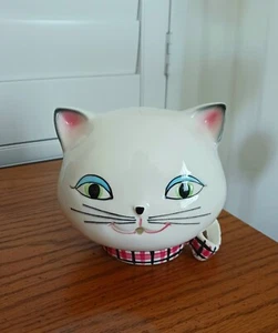 Vintage 1958 Holt Howard Forbici Corda Gatto Portaparete Gattini Accoglienti - Foto 1 di 9