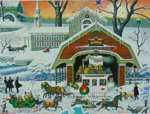 PUZZLE.PUZZLE..WYSOCKI..Twas The Twilight Before Christmas.1000 Teile..Versiegelt.. - Bild 1 von 1