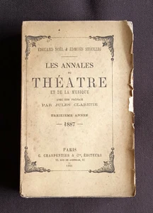Les annales du théâtre et de la musique 1887 - Imagen 1 de 1