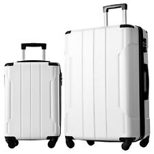 2pcs Hardside Luggage Set Suitcase Expandable TSA Lock Spinner Wheels Men Women