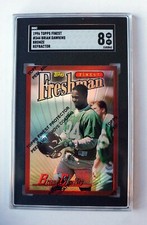 BRIAN DAWKINS 1996 Topps Finest REFRACTOR #344 Rookie SGC 8 Pop 1 ☝️ None Higher