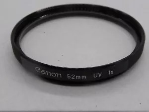 Canon - Genuine 52mm UV 1x Filter - vgc - Picture 1 of 2