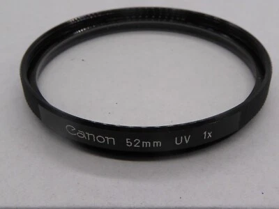 Canon - Genuine 52mm UV 1x Filter - vgc - Image 1 of 2
