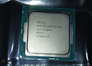 processeur CPU Intel i5-4690k 3,50 GHz 3501 Mhz, 4 cœurs, LGA1150, quad core - Photo 1/5