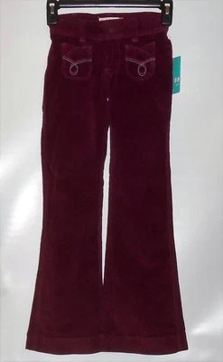 Pantalones de pana Roxy Girl Bootcut berenjena siete (7) nuevos con etiquetas Foto 1 de 2